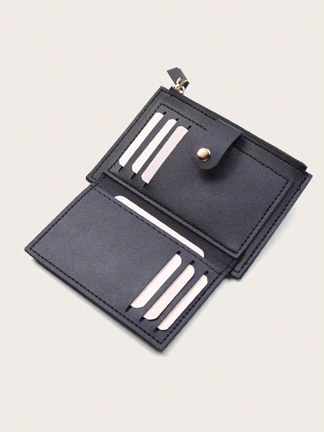 Buy SHEIN 1pc Leather Card Holder Coin Purse in Pakistan