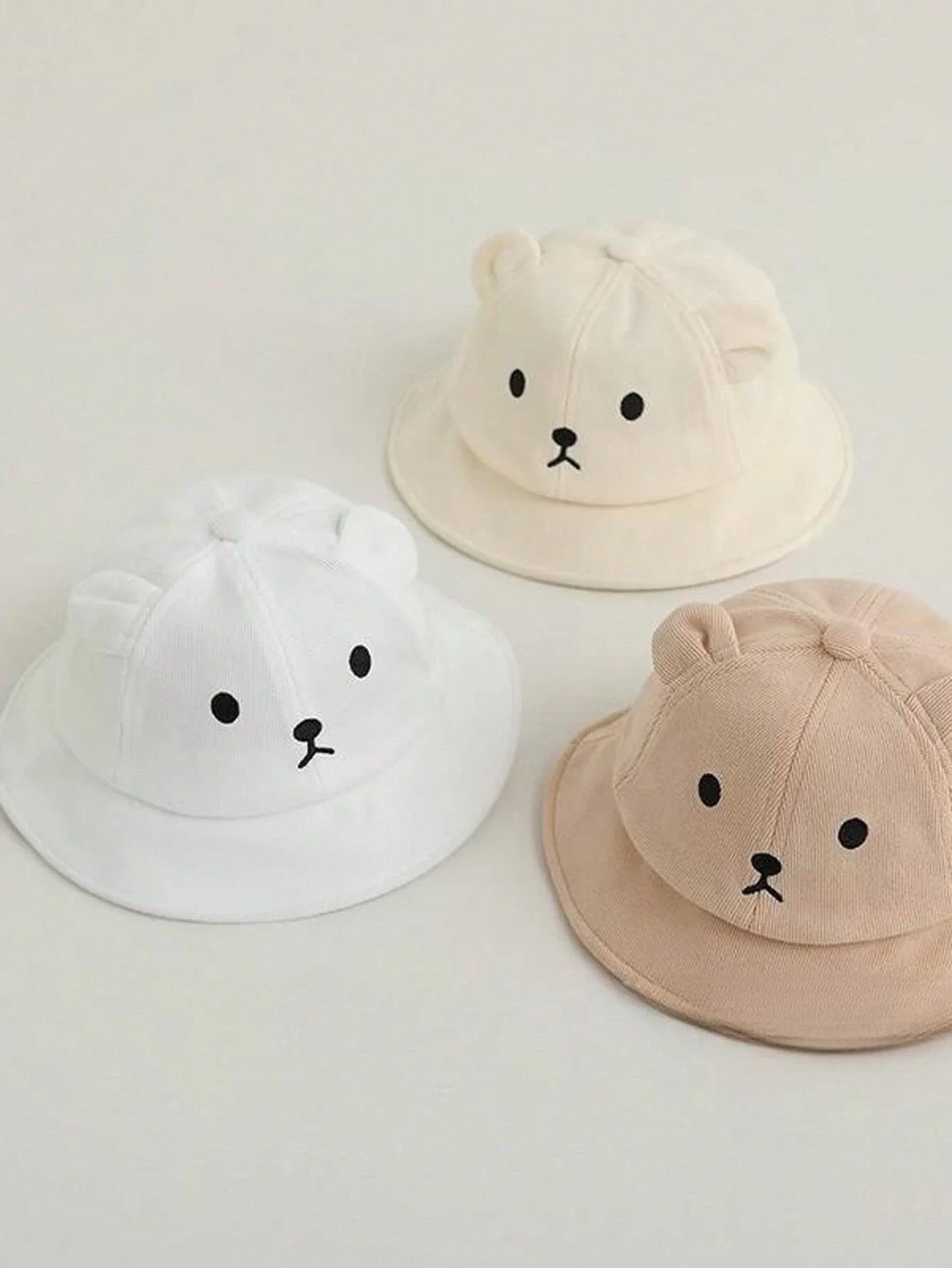 Buy SHEIN 1pc Mesh Sun Hat With Cute Bear Pattern For Toddler Kids, Breathable & Suitable For Spring/Summer in Pakistan