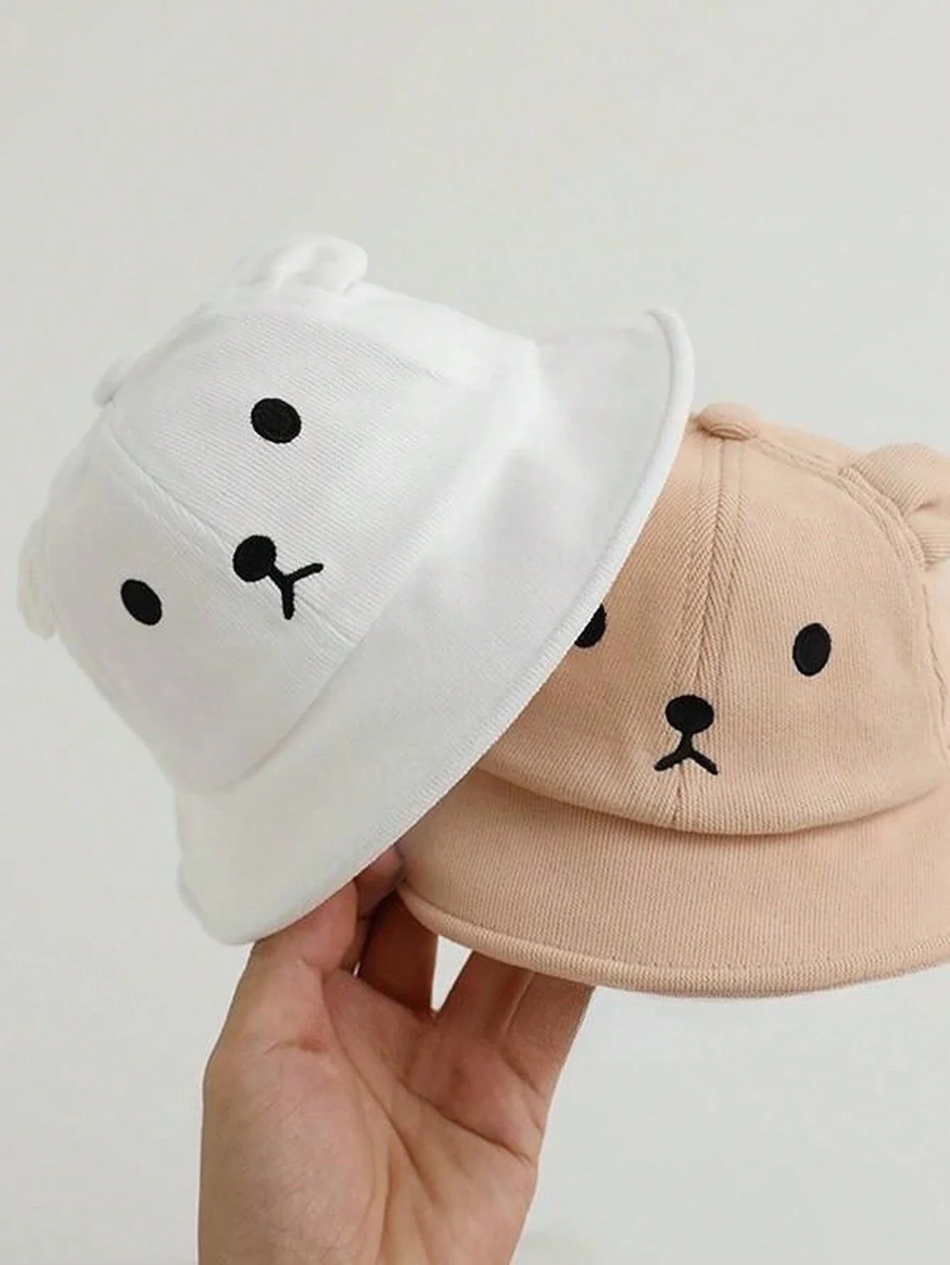 Buy SHEIN 1pc Mesh Sun Hat With Cute Bear Pattern For Toddler Kids, Breathable & Suitable For Spring/Summer in Pakistan