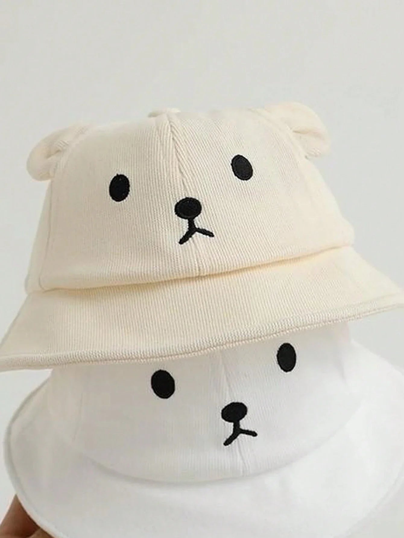 Buy SHEIN 1pc Mesh Sun Hat With Cute Bear Pattern For Toddler Kids, Breathable & Suitable For Spring/Summer in Pakistan