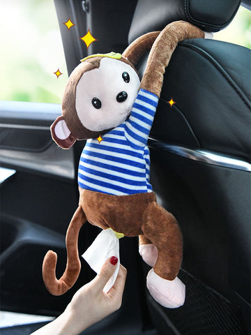 Buy SHEIN Monkey Design Car Tissue Box in Pakistan