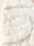 Buy SHEIN 1pc Newborn Rabbit Ear Double-layer Plush Baby Swaddle Blanket in Pakistan