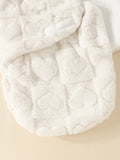 Buy SHEIN 1pc Newborn Rabbit Ear Double-layer Plush Baby Swaddle Blanket in Pakistan