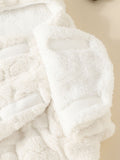 Buy SHEIN 1pc Newborn Rabbit Ear Double-layer Plush Baby Swaddle Blanket in Pakistan