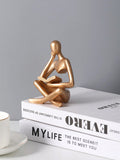 Buy SHEIN Resin Abstract Figure Reading Decorative Desk Ornament in Pakistan