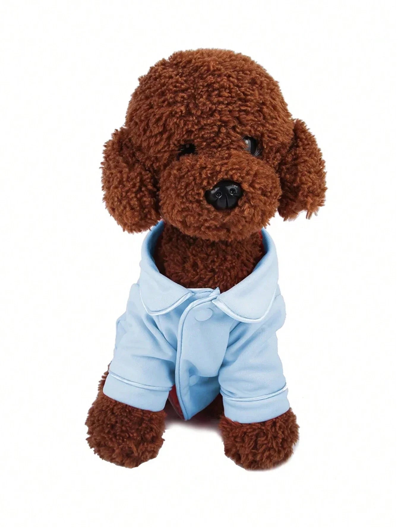 Buy SHEIN 1pc Pet Pajamas Knitted Clothes For Small Dogs, Chihuahua, Teddy, Pomeranian, With Cute Cup Print in Pakistan
