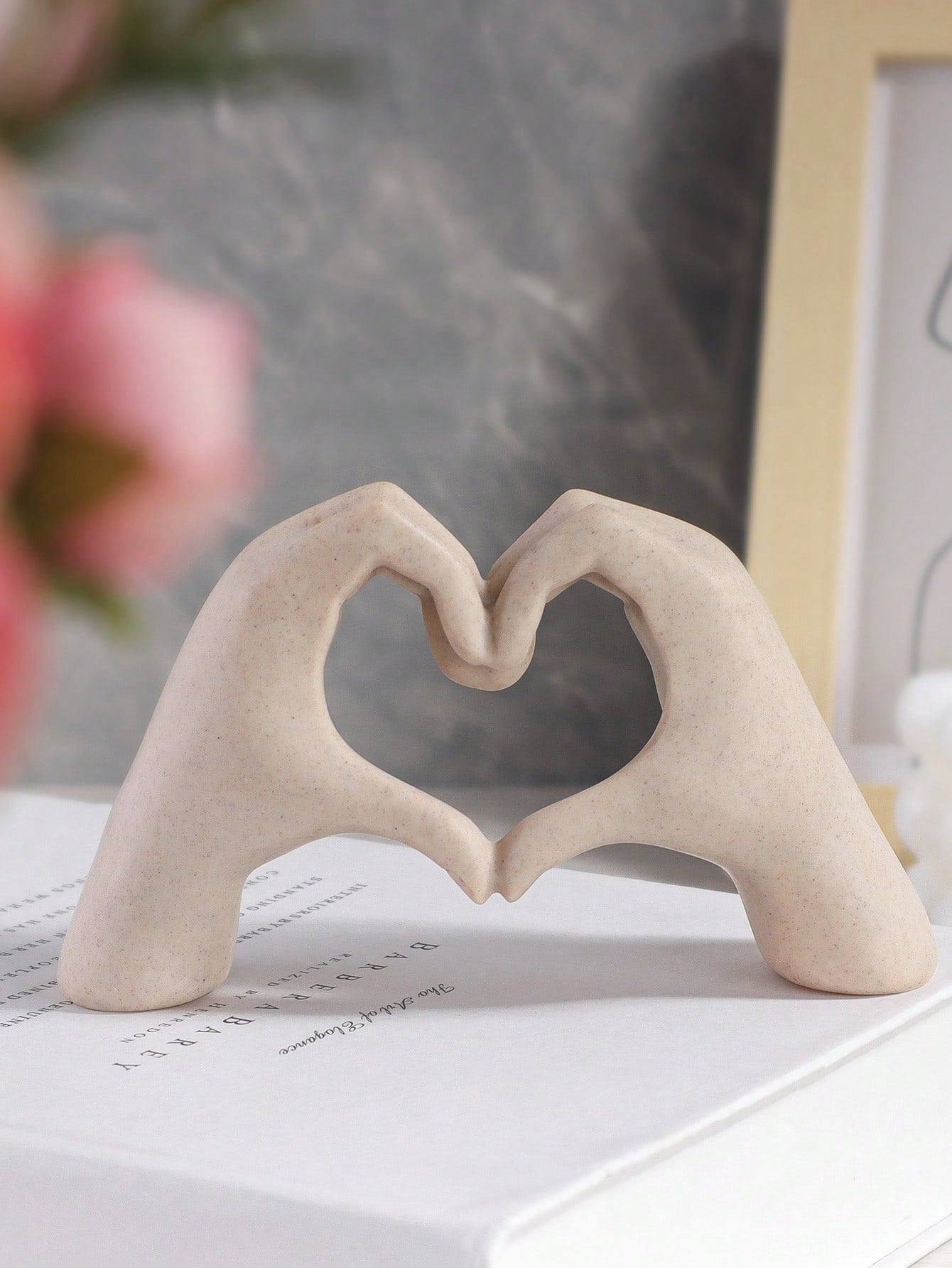 Buy SHEIN Resin Heart Gesture Decorative Ornament in Pakistan