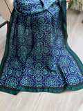 Buy SHEIN 1pc Silk-Like Pattern Printed Women's Scarf, Versatile Fashionable Shawl Perfect For Outdoor Beach And Sun Protection in Pakistan