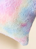 Buy SHEIN 1pc Tie Dye Plush Pillowcase, Modern Fabric Square Cushion Cover For Living Room, Home Decor in Pakistan