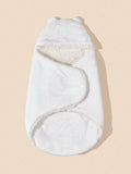 Buy SHEIN 1pc Unisex Baby Plush Fleece Swaddle Plus Fleece Blanket Love Valentine in Pakistan