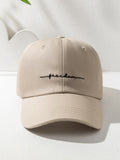Buy SHEIN 1pc Letter Embroidered Baseball Cap trucker women hat in Pakistan