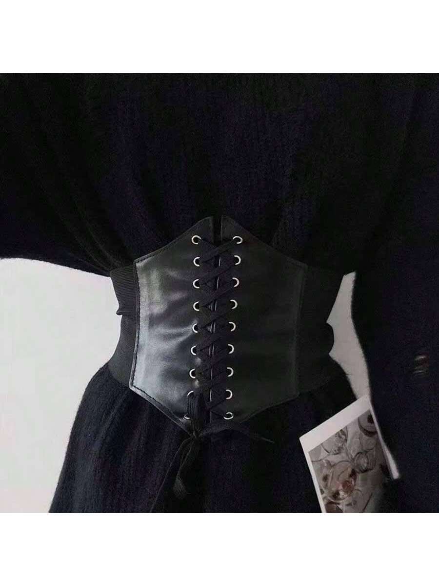 Buy SHEIN 1pc Women's Corset Elastic Elastic Waistband Versatile Decoration - Suitable For Pairing With Dresses, Suits, Jackets, And Waist Wraps in Pakistan
