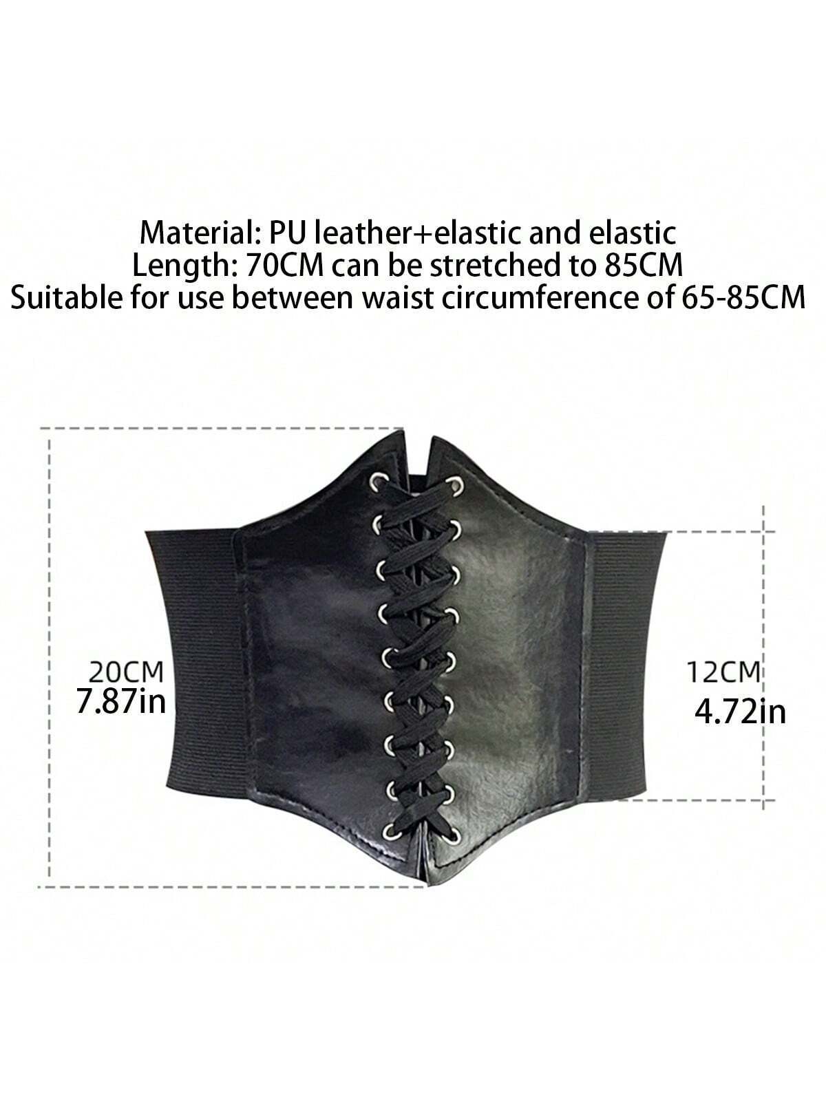 Buy SHEIN 1pc Women's Corset Elastic Elastic Waistband Versatile Decoration - Suitable For Pairing With Dresses, Suits, Jackets, And Waist Wraps in Pakistan