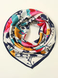 Buy SHEIN 1pc Women's Fashion Printed Square Scarf, Sun Protection, Headband, Daily Neck Scarf, Bandana in Pakistan