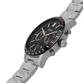 Buy Hugo Boss Mens Allure Chronograph Black Dial Silver Stainless Steel Strap Watch - 1513922 in Pakistan
