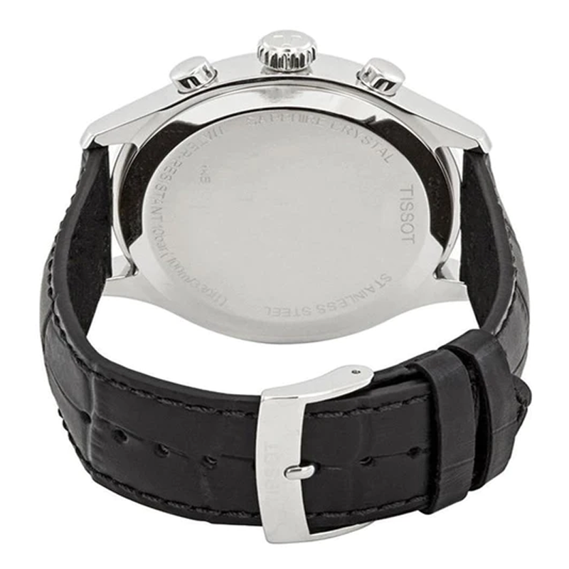 Buy Tissot Men’s Swiss Made Quartz Black Leather Strap Black Dial 45mm Watch T116.617.16.057.00 in Pakistan