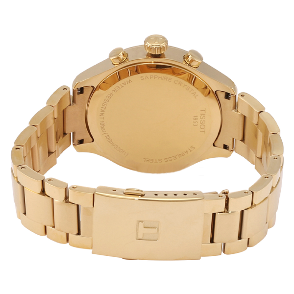 Buy Tissot Men’s Quartz Swiss-Made Gold Stainless Steel Black Dial 45mm Watch T116.617.33.051.00 in Pakistan