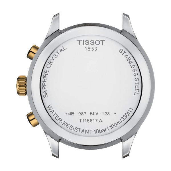 Buy Tissot Men’s Quartz Swiss-Made Two-tone Stainless Steel Champagne Dial 45mm Watch T116.617.22.021.00 in Pakistan