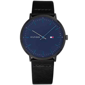 Buy Tommy Hilfiger Men's Quartz Leather Strap Blue Dial 40mm Watch - 1791462 in Pakistan