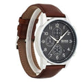 Buy Hugo Boss Mens Quartz Brown Leather Strap Grey Dial 44mm Watch - 1513787 in Pakistan