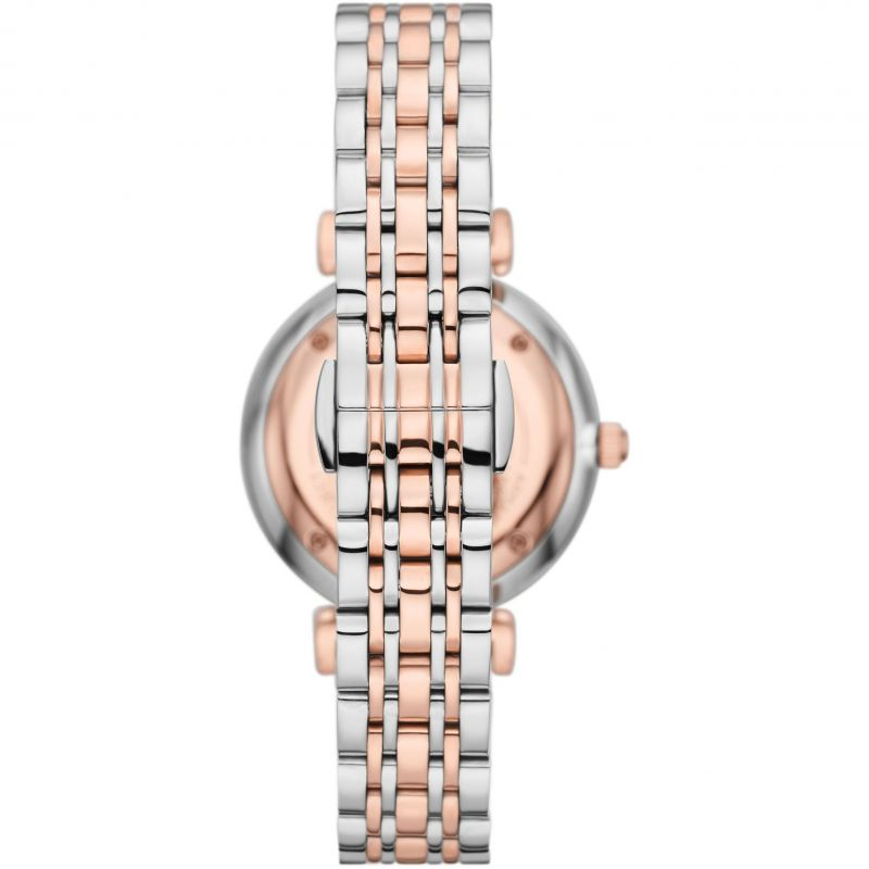 Buy Emporio Armani Women's Quartz Two-tone Stainless Steel Silver Dial 32mm Watch AR11537 in Pakistan