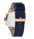 Buy Tommy Hilfiger Mens Quartz Blue Leather Strap Grey Dial 46mm Watch - 1791808 in Pakistan