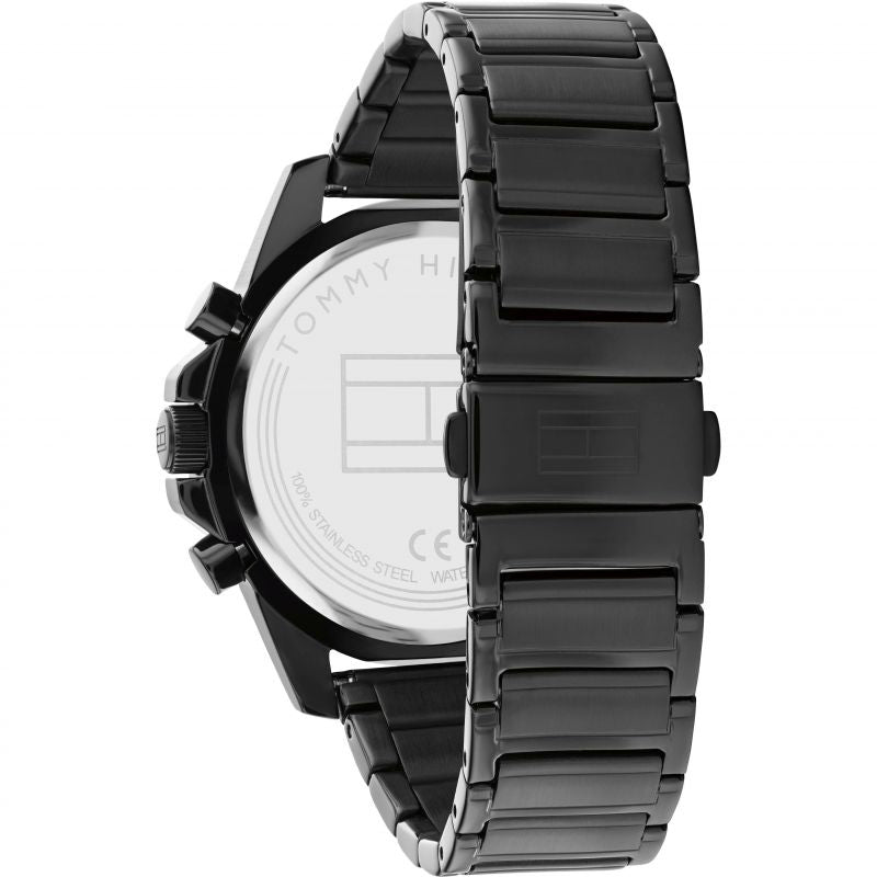 Buy Tommy Hilfiger Mens Quartz Black Stainless Steel Black Dial 44mm Watch - 1791935 in Pakistan