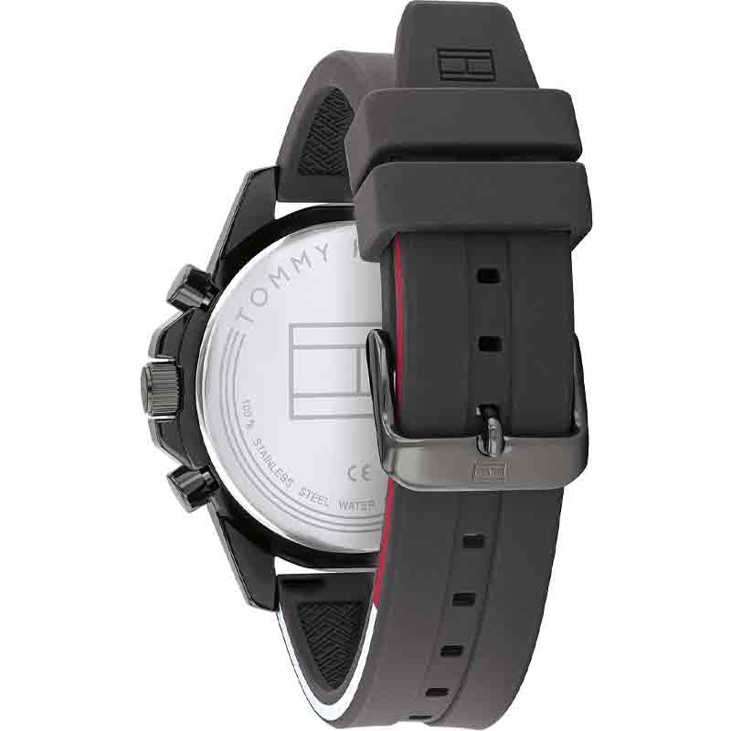 Buy Tommy Hilfiger Mens Quartz Silicone Strap Grey Dial 45mm Watch - 1791792 in Pakistan