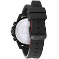 Buy Tommy Hilfiger Mens Quartz Silicone Strap Black Dial 45mm Watch - 1791793 in Pakistan