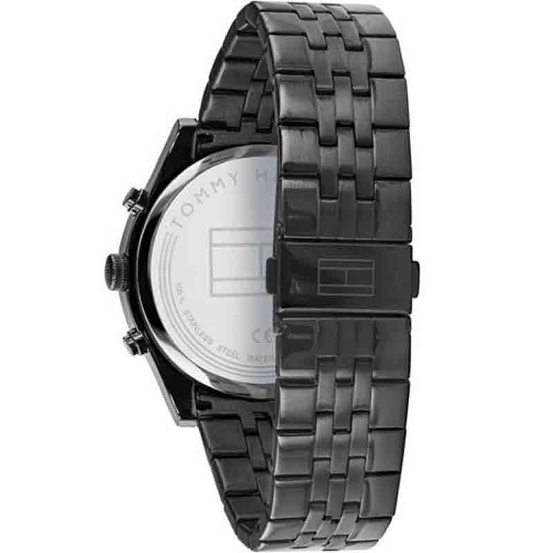 Buy Tommy Hilfiger Mens Quartz Stainless Steel Black Dial 44mm Watch - 1791695 in Pakistan