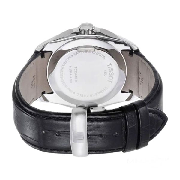 Buy Tissot Women’s Quartz Swiss Made Black Leather Strap Black Dial 33mm Watch T035.210.16.051.00 in Pakistan