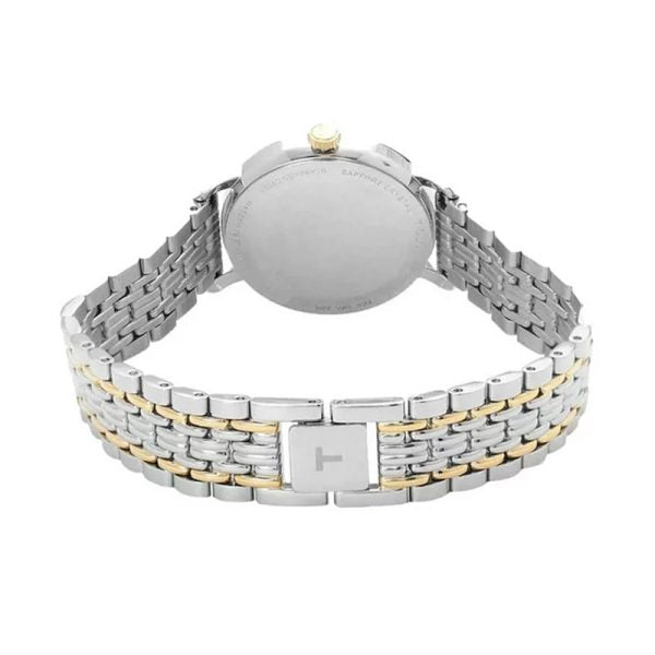 Buy Tissot Women’s Quartz Swiss Made Two-tone Stainless Steel Silver Dial 30mm Watch T109.210.22.031.00 in Pakistan