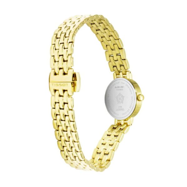 Buy Tissot Women’s Quartz Swiss Made Gold Stainless Steel Mother Of Pearl Dial 20mm Watch T058.009.63.116.00 in Pakistan