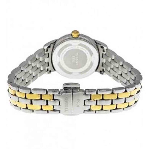 Buy Tissot Women’s Quartz Swiss Made Two-tone Stainless Steel Silver Dial 30mm Watch T122.210.22.033.00 in Pakistan