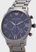 Buy Emporio Armani Men's Chronograph Quartz Stainless Steel Blue Dial 43mm Watch AR11348 in Pakistan