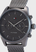 Buy Tommy Hilfiger Mens Quartz Stainless Steel Grey Dial 44mm Watch - 1710421 in Pakistan