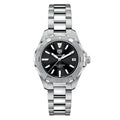 Buy Tag Heuer Aquaracer Black Dial Silver Steel Strap Watch for Women - WBD1310.BA0740 in Pakistan