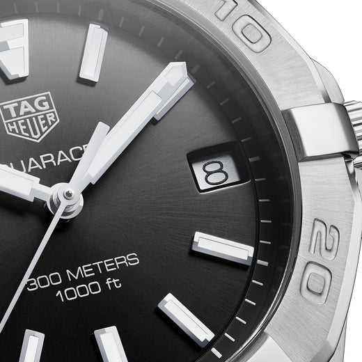 Buy Tag Heuer Aquaracer Black Dial Silver Steel Strap Watch for Women - WBD1310.BA0740 in Pakistan