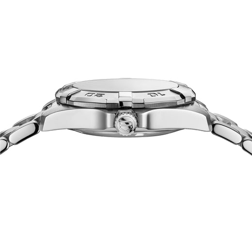 Buy Tag Heuer Aquaracer Black Dial Silver Steel Strap Watch for Women - WBD1310.BA0740 in Pakistan