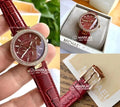 Buy Michael Kors Mini Parker Red Dial Red Leather Strap Ladies Watch - Mk6451 in Pakistan