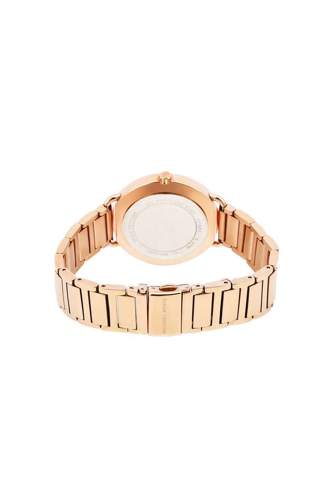 Buy Michael Kors Portia Crystal Rose Gold Dial Stainless Steel Strap Ladies Watch - Mk3853 in Pakistan