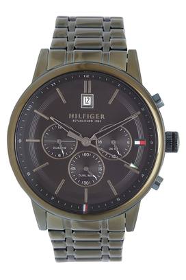 Buy Tommy Hilfiger Mens Quartz Stainless Steel Black Dial 44mm Watch - 1791634 in Pakistan