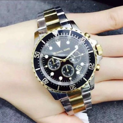 Buy Michael Kors Mens Chronograph Quartz Stainless Steel Black Dial 45mm Watch - Mk8311 in Pakistan