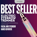 Buy Facial Beauty - 2 In 1 Rechargeable Electric Eyebrow Trimmer Body Facial Hair Removal in Pakistan