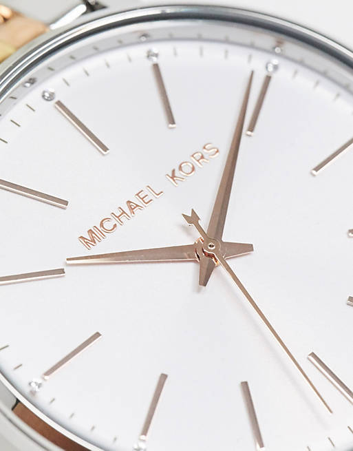 Buy Michael Kors Pyper Silver Dial Two -tone Stainless Steel Strap Ladies Watch - Mk3901 in Pakistan