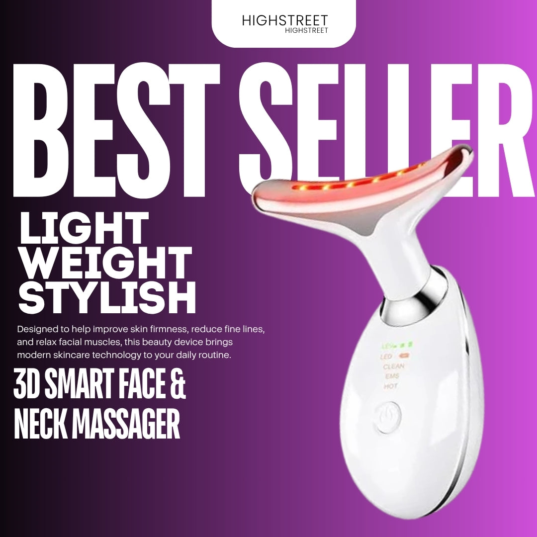 Buy 3D Smart Face and Neck Massager – Skin Tightening and Anti-Aging Beauty Device in Pakistan