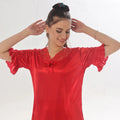 Buy Sajiero Patiala Silk Pajama Suit in Pakistan