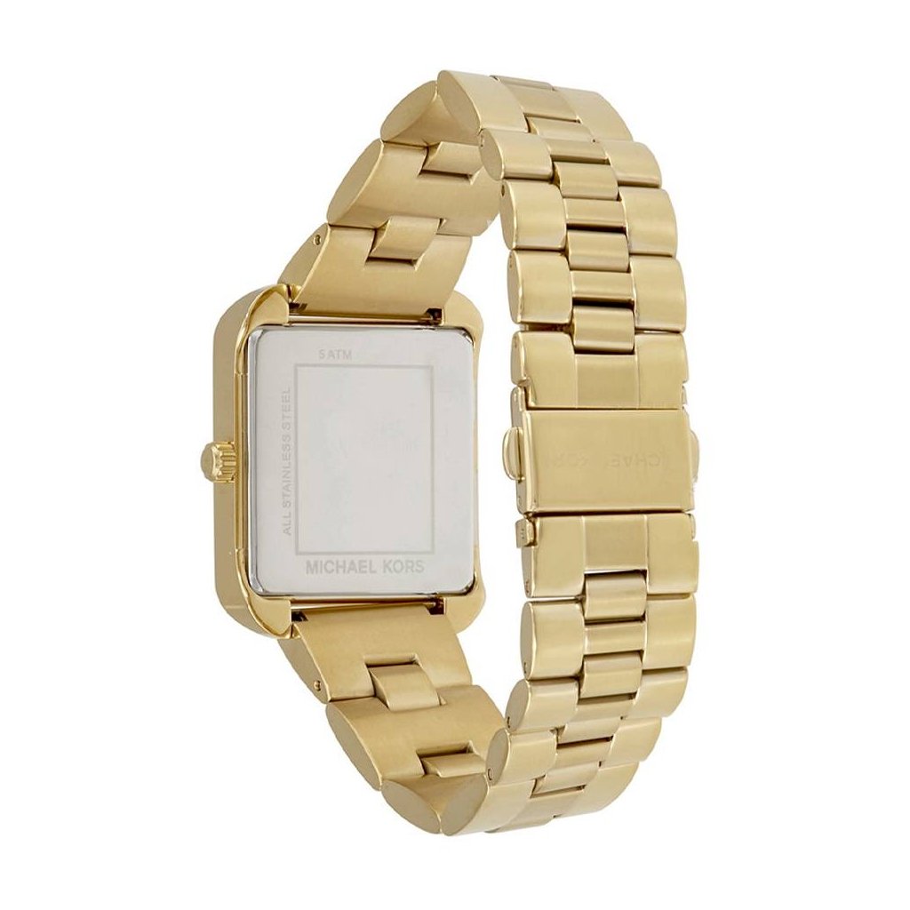 Buy Michael Kors Lake White Dial Ladies Gold Tone Steel Strap Watch - Mk3644 in Pakistan