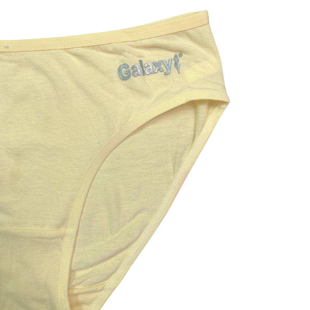 Buy Pack of 5 Briefs Panties - Galaxy Cotton in Pakistan