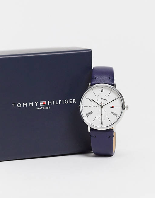 Buy Tommy Hilfiger Jenna White Dial Blue Leather Strap Watch for Women - 1782072 in Pakistan